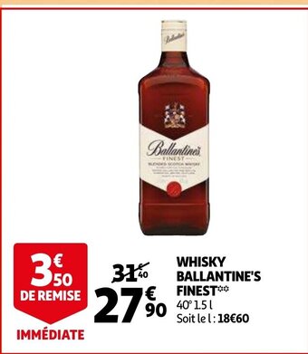 Auchan Whisky Ballantine's Finest offre