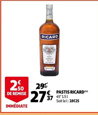 Auchan Pastis Ricard offre