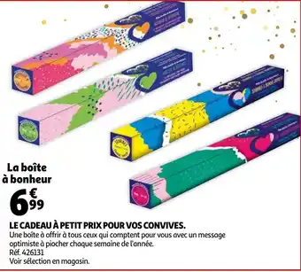 Auchan Le Cadeau à Petit Prix Pour Vos Convives offre