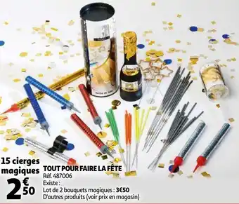 Auchan Tout pour faire La fête offre