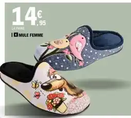 E.Leclerc Mule Femme offre