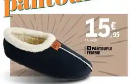 E.Leclerc Pantoufle Femme offre