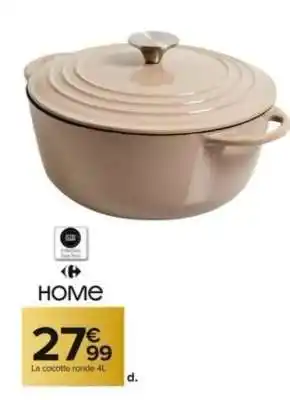 Carrefour Market La cocotte ronde 4L offre