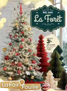 La Foir'Fouille Sapin en papier offre