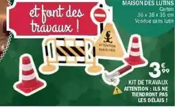 La Foir'Fouille Kit de travaux attention: ils ne tiendront pas les delais offre