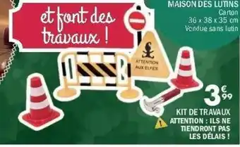 La Foir'Fouille Kit de travaux attention: ils ne tiendront pas les delais offre