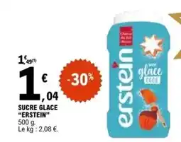 E.Leclerc Erstein - sucre glace offre