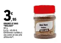 E.Leclerc Graines d'anis offre