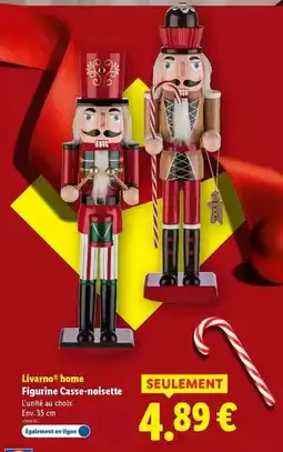 Lidl Livarno home figurine case noisette offre