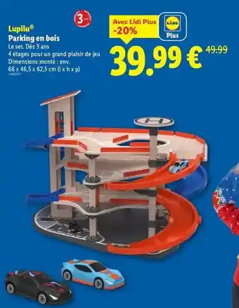 Lidl Lidl - parking en bois offre