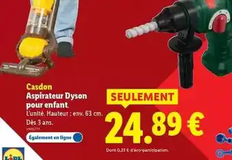 Casdon - aspirateur dyson pour enfant
