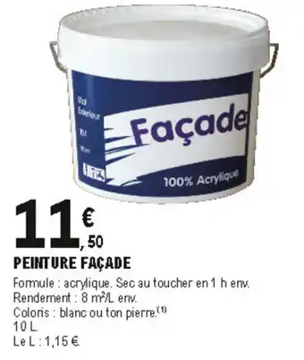 E.Leclerc Brico Peinture façade offre