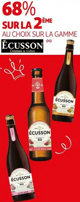Auchan Ecusson bon plan sur la gamme de la marque ecusson offre