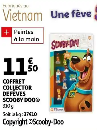 Auchan Scooby doo coffret collector de fèves offre