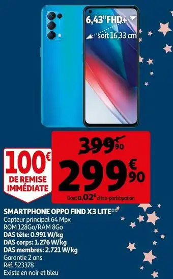 Oppo smartphone find x3 lite