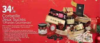 E.Leclerc Corbeille jeux sucrés offre