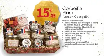 E.Leclerc Corbeille flora lucien georgelin offre