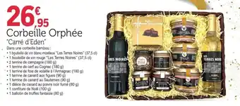E.Leclerc Corbeille orphée carré d'eden offre