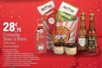 E.Leclerc Corbeille seau à bière offre