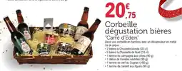 E.Leclerc Corbeille dégustation bières carré d'eden offre