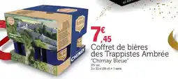 E.Leclerc Coffret de bières des trappistes ambrée chimay bleue offre