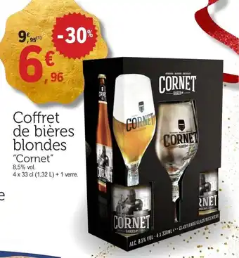 E.Leclerc Coffret de bières blondes cornet offre