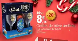 E.Leclerc Coffret de bière ambrée la goudale de noël offre