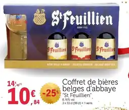 E.Leclerc Coffret de bières belges d'abbaye st feuillien offre