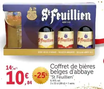E.Leclerc Coffret de bières belges d'abbaye st feuillien offre