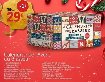 Calendrier de l'avent du brasseur
