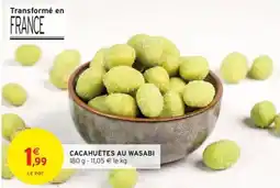 Intermarché Cacahuètes au wasabi offre