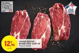 Intermarché Viande bovine basse côte sans os offre