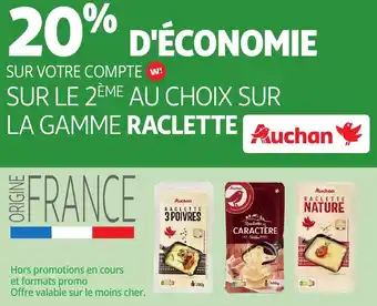 Auchan Auchan raclette offre