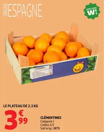 Auchan Clémentines offre