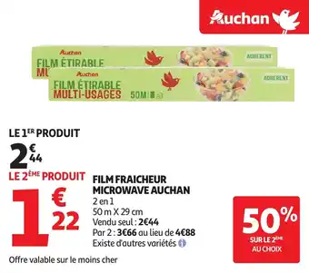 Auchan Film étirable microwave auchan offre