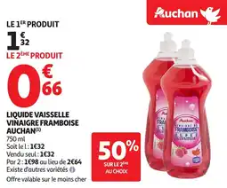 Auchan Liquide vaisselle vinaigre framboise auchan offre