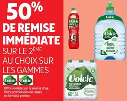 Auchan Volvic zest offre