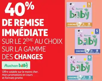 Auchan Auchan baby offre