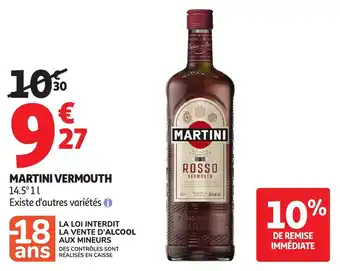 Auchan Martini vermouth offre