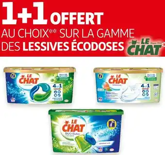 Auchan Le chat bon plan sur la gamme des lessives écodoses de la marque le chat offre