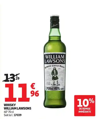 Auchan Whisky william lawsons offre