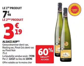 Auchan Alsace aop offre