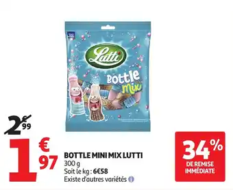 Auchan Bottle mini mix lutti offre
