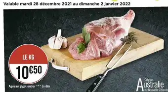 Géant Casino Agneau gigot entier à rôtir offre