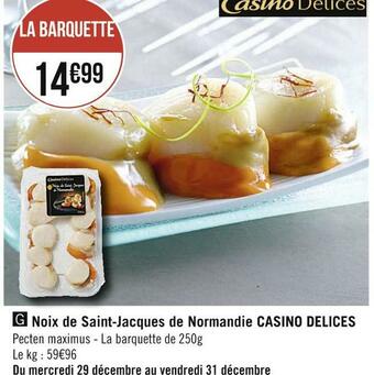 Géant Casino Casino noix de saint-jacques de normandie offre