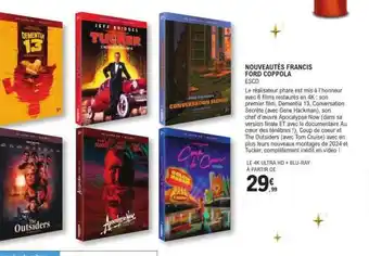 E.Leclerc NOUVEAUTÉS FRANCIS FORD COPPOLA offre