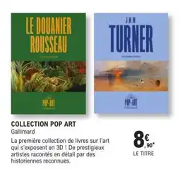 E.Leclerc COLLECTION POP ART offre