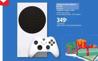 E.Leclerc Console Xbox Series S offre