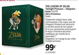 E.Leclerc THE LEGEND OF ZELDA Twilight Princess - intégrale : tome 1 à 11 offre