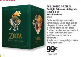 E.Leclerc THE LEGEND OF ZELDA Twilight Princess - intégrale : tome 1 à 11 offre